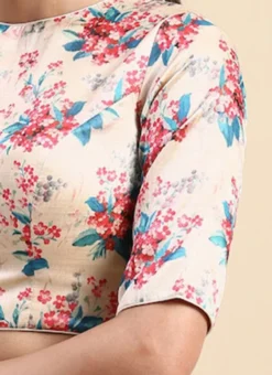 Beige Cotton Silk Digital Printed Blouse Festive Wear 14 Beige Cotton Silk Digital Printed Blouse Festive Wear -Mahra Clothing Shop Beige Cotton Silk Digital Printed Blouse BLBS02303835 rrc3
