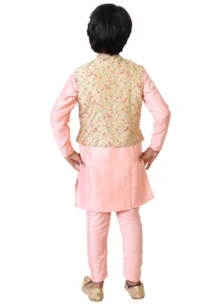 Beige Embroidered N Pink Bandi Set 5 Beige Embroidered N Pink Bandi Set -Mahra Clothing Shop Beige Embroidered N Pink Bandi Set KDBKPBS02007427 b