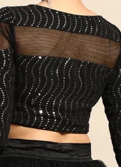 Black Embroidered Blouse Festive Wear -Mahra Clothing Shop Black Embroidered Blouse BLBS02305178 rrc2