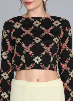 Black Embroidered N Beige Belt Saree Party Wear -Mahra Clothing Shop Black Embroidered N Beige Belt Saree SABS01911778 rrc3