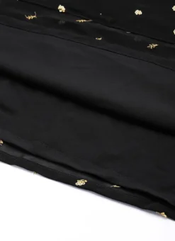 Black Embroidered One Shoulder Style Gown Party Wear -Mahra Clothing Shop Black Embroidered One Shoulder Style Gown IWBS02305135 rrc3