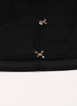 Black Net Embroidered Midi Dress Festive Wear -Mahra Clothing Shop Black Net Embroidered Midi Dress DRBS02206215 rrc3