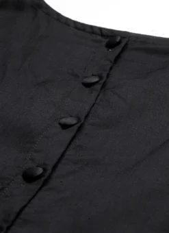 Black Modal Ankle Length Dress After Six Wear -Mahra Clothing Shop Black TENCEL Modal Ankle Length Dress IWBS02001279 rrc2