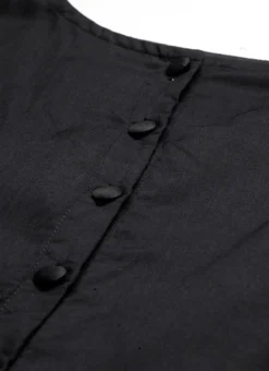 Black Modal Ankle Length Dress After Six Wear -Mahra Clothing Shop Black TENCEL Modal Ankle Length Dress IWBS02001279 rrc1