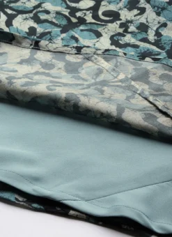 Blue Art Silk Digital Printed Dress After Six Wear Festive Wear -Mahra Clothing Shop Blue Art Silk Digital Printed Dress DRBS02210921 rrc4