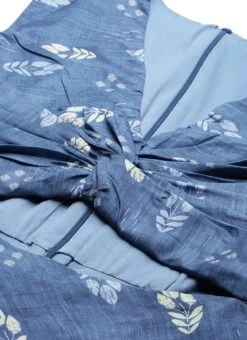 Blue Art Silk Digital Printed Dress After Six Wear -Mahra Clothing Shop Blue Art Silk Digital Printed Dress DRBS02210956 rrc1