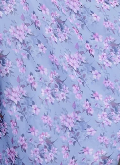 Blue Digital Print V Neck Gown Party Wear -Mahra Clothing Shop Blue Digital Print V Neck Gown IWBS02308956 rrc4