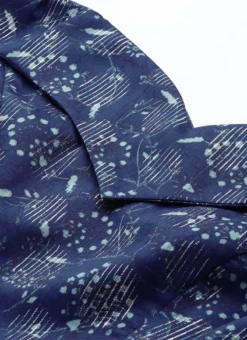 Blue Digital Printed Art Silk Off Shoulder Dress After Six Wear -Mahra Clothing Shop Blue Digital Printed Art Silk Off Shoulder Dress DRBS02109715 rrc1