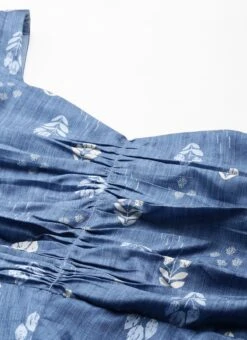 Blue Digital Printed Jacket Style Jumpsuit Festive Wear -Mahra Clothing Shop Blue Digital Printed Jacket Style Jumpsuit DRBS02212636 rrc1