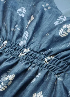 Blue Digital Printed Kaftan Dress After Six Wear Festive Wear -Mahra Clothing Shop Blue Digital Printed Kaftan Dress DRBS02211026 rrc1