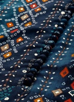 Blue Digital Printed Maxi Dress Party Wear -Mahra Clothing Shop Blue Digital Printed Maxi Dress DRBS02110966 rrc1