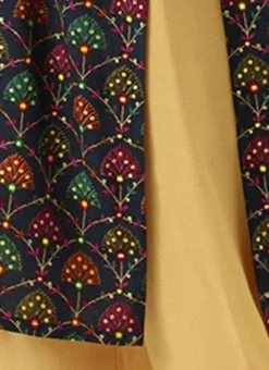 Blue Foil Printed Halter Neck Kurta Festive Wear -Mahra Clothing Shop Blue Foil Printed Halter Neck Kurta KRBS02307722 rrc4