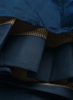 Blue Layered Handkerchief Lehenga Choli Set Festive Wear Wedding Wear -Mahra Clothing Shop Blue Layered Handkerchief Lehenga Choli Set GHBS02110019 rrc4