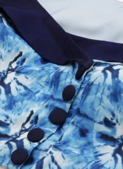 Bottom From Blue Muslin Co Ords Set After Six Wear -Mahra Clothing Shop Blue Muslin Co ords Set IWBS02209633 rrc1