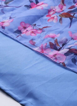 Blue N Pink Digital Printed Georgette Tiered Dress After Six Wear 15 Blue N Pink Digital Printed Georgette Tiered Dress After Six Wear -Mahra Clothing Shop Blue N Pink Digital Printed Georgette Tiered Dress DRBS02104273 rrc4