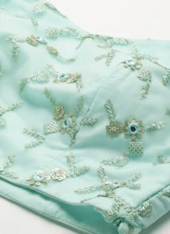 Blue N Pink Embroidered Lehenga Set Party Wear Wedding Wear -Mahra Clothing Shop Blue N Pink Embroidered Lehenga Set GHBS02205852 rrc1