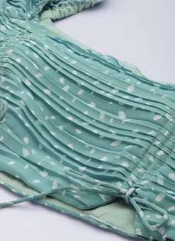 Bottom From Blue N White Printed Pleated Georgette Co-ords After Six Wear 12 Bottom From Blue N White Printed Pleated Georgette Co-ords After Six Wear -Mahra Clothing Shop Blue N White Printed Pleated Georgette Co ords IWBS02211100 rrc1