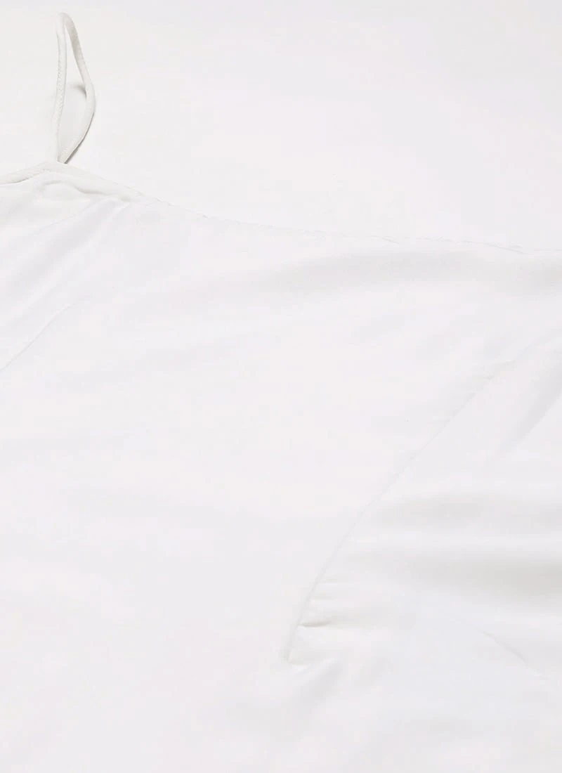 Blue Organza Printed Kaftan Dress Festive Wear 6 Blue Organza Printed Kaftan Dress Festive Wear - Image 6