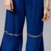 Blue Palazzo Pant After Six Wear