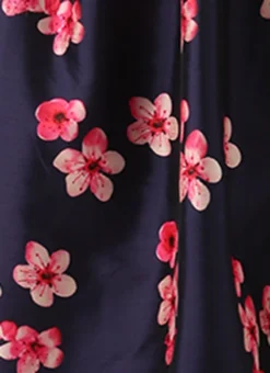 Blue Printed Art Silk Dress Festive Wear -Mahra Clothing Shop Blue Printed Art Silk Maxi Dress DRBS02205037 rrc4