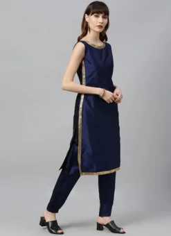 Blue Taffeta Top Festive Wear 10 Blue Taffeta Top Festive Wear -Mahra Clothing Shop Blue Taffeta Top KRBS02307703 u