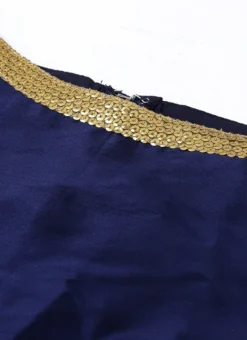 Blue Taffeta Top Festive Wear 12 Blue Taffeta Top Festive Wear -Mahra Clothing Shop Blue Taffeta Top KRBS02307703 rrc1