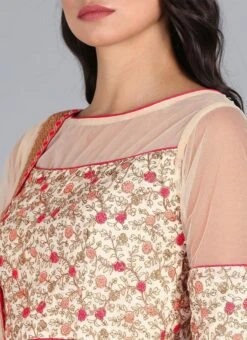 Ethnovog Off White Lehenga Set Party Wear -Mahra Clothing Shop Bollywood Vogue Customised Off white Lehenga Set GHBV01904055 rrc1