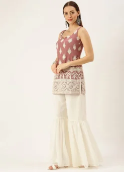 Brown Embroidered Georgette Top Festive Wear 10 Brown Embroidered Georgette Top Festive Wear -Mahra Clothing Shop Brown Embroidered Georgette Top KRBS02307717 u