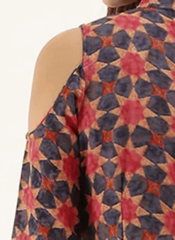 Collar Neck Multicoloured Straight Pant Kurta Set After Six Wear -Mahra Clothing Shop Collar Neck Multicoloured Straight Pant Kurta Set KSBS02001398 rrc4