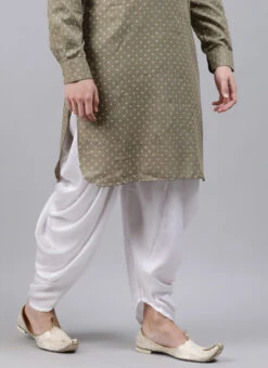 Grey Foil Print Pathani Set Party Wear 13 Grey Foil Print Pathani Set Party Wear -Mahra Clothing Shop Customized Grey Foil Print Pathani Set KPBS01908473 rrc4