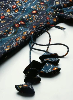 Dark Blue Printed Angarkha Gown Festive Wear 14 Dark Blue Printed Angarkha Gown Festive Wear -Mahra Clothing Shop Dark Blue Printed Angarkha Gown IWBS02110833 rrc3