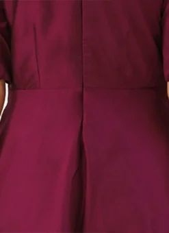 Dark Purple Boat Neck Embroidered Dress Wedding Wear -Mahra Clothing Shop Dark Purple Boat Neck Embroidered Dress DRBS02106430 rrc3