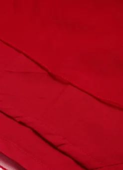 Dark Red Georgette Embroidered Layered Gown Party Wear -Mahra Clothing Shop Dark Red Georgette Embroidered Layered Gown IWBS02210984 rrc3