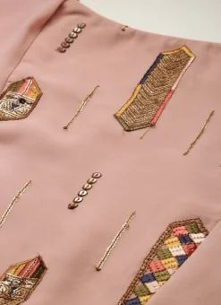 Dusty Pink Georgette Embroidered Dress Festive Wear 12 Dusty Pink Georgette Embroidered Dress Festive Wear -Mahra Clothing Shop Dusty Pink Georgette Embroidered Dress DRBS02211183 rrc1