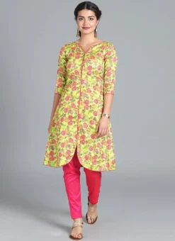 Ethnovog Green Straight Pant Suit Party Wear -Mahra Clothing Shop Ethnovogue Customised Green Straight Pant Suit IWBS01812227 u