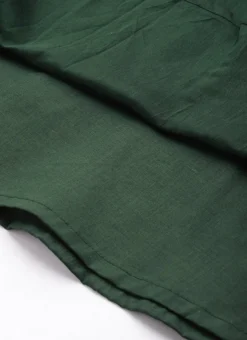 Green Art Silk Foil Organza Jacket Dress Festive Wear -Mahra Clothing Shop Green Art Silk Foil Organza Jacket Dress DRBS02302394 rrc4