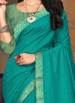 Green Art Silk Traditional Saree Party Wear