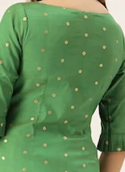 Green Brocade Kurta Festive Wear 13 Green Brocade Kurta Festive Wear -Mahra Clothing Shop Green Brocade Kurta KRBS02306312 rrc2