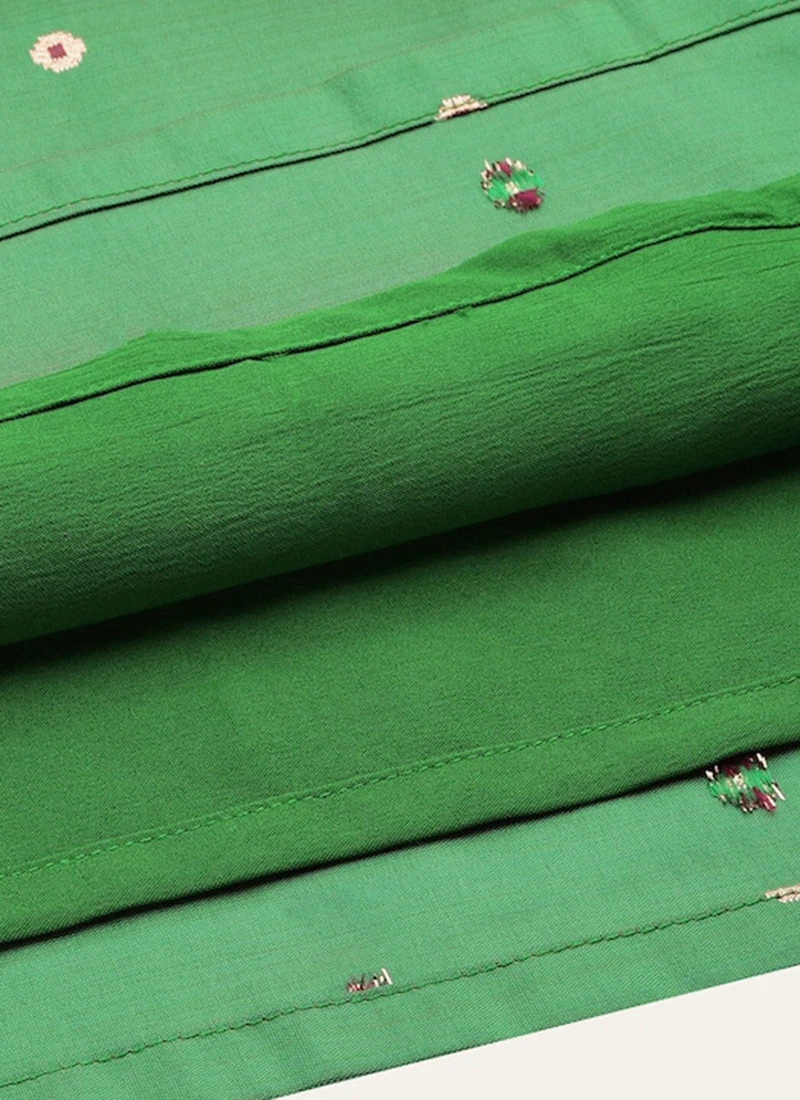 Green Brocade Kurta Festive Wear 8 Green Brocade Kurta Festive Wear - Image 8