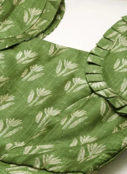 Green Digital Printed Maxi Dress Festive Wear -Mahra Clothing Shop Green Digital Printed Maxi Dress DRBS02212566 rrc1