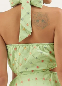 Green Embroidered Georgette Maxi Dress Festive Wear 13 Green Embroidered Georgette Maxi Dress Festive Wear -Mahra Clothing Shop Green Embroidered Georgette Maxi Dress DRBS02207318 rrc2