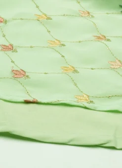 Green Embroidered Georgette Maxi Dress Festive Wear 15 Green Embroidered Georgette Maxi Dress Festive Wear -Mahra Clothing Shop Green Embroidered Georgette Maxi Dress DRBS02207318 rrc4
