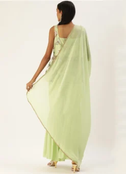 Teen Girls Green Embroidered Square Neck Gharara Suit Festive Wear 7 Teen Girls Green Embroidered Square Neck Gharara Suit Festive Wear -Mahra Clothing Shop Green Embroidered Square Neck Gharara Suit IWBS02203550 b