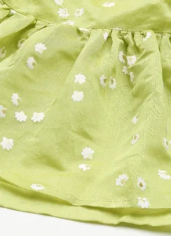 Green Foil Printed Shirt Dress After Six Wear -Mahra Clothing Shop Green Foil Printed Shirt Dress DRBS02205849 rrc4