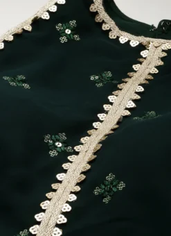 Green Georgette Embroidered Dress Festive Wear 12 Green Georgette Embroidered Dress Festive Wear -Mahra Clothing Shop Green Georgette Embroidered Dress DRBS02212609 rrc1