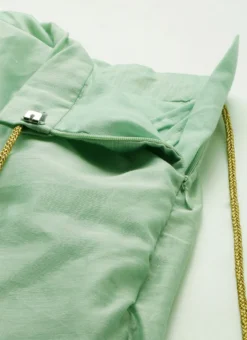 Green Layered Handkerchief Lehenga Choli Set Wedding Wear -Mahra Clothing Shop Green Layered Handkerchief Lehenga Choli Set GHBS02110020 rrc2