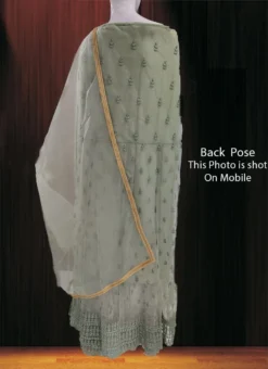 Green Net Long Choli A Line Lehenga Wedding Wear -Mahra Clothing Shop Green Net Long Choli A Line Lehenga GHSCC78005 b