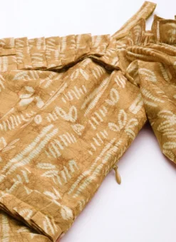 Green Printed Art Silk Cotton Maxi Dress After Six Wear -Mahra Clothing Shop Green Printed Art Silk Cotton Maxi Dress DRBS02209822 rrc1 1