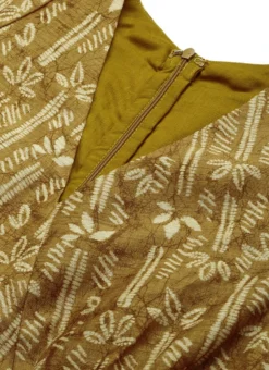 Green Printed Art Silk Mini Dress After Six Wear -Mahra Clothing Shop Green Printed Art Silk Mini Dress DRBS02208438 rrc1