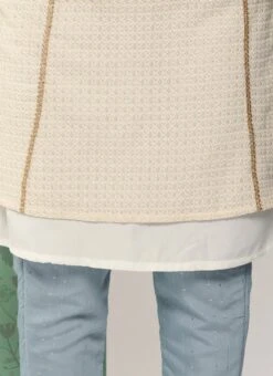 Dupatta From Grey N White Sequin Embroidered Straight Pant Suit After Six Wear -Mahra Clothing Shop Grey N White Sequin Embroidered Straight Pant Suit SLBS02302146 rrc4